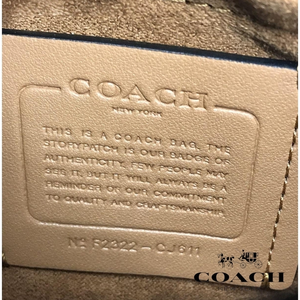 Coach Klare 25 Black Napa Leather Puffy Diamond Quilted Crossbody Shoulder CJ611 - Picture 11 of 16